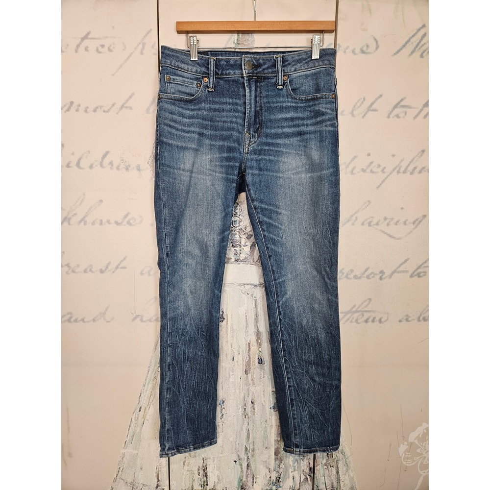 American Eagle Slim Jeans 31x30 Blue Next Level Airflex Medium Wash Whiskered